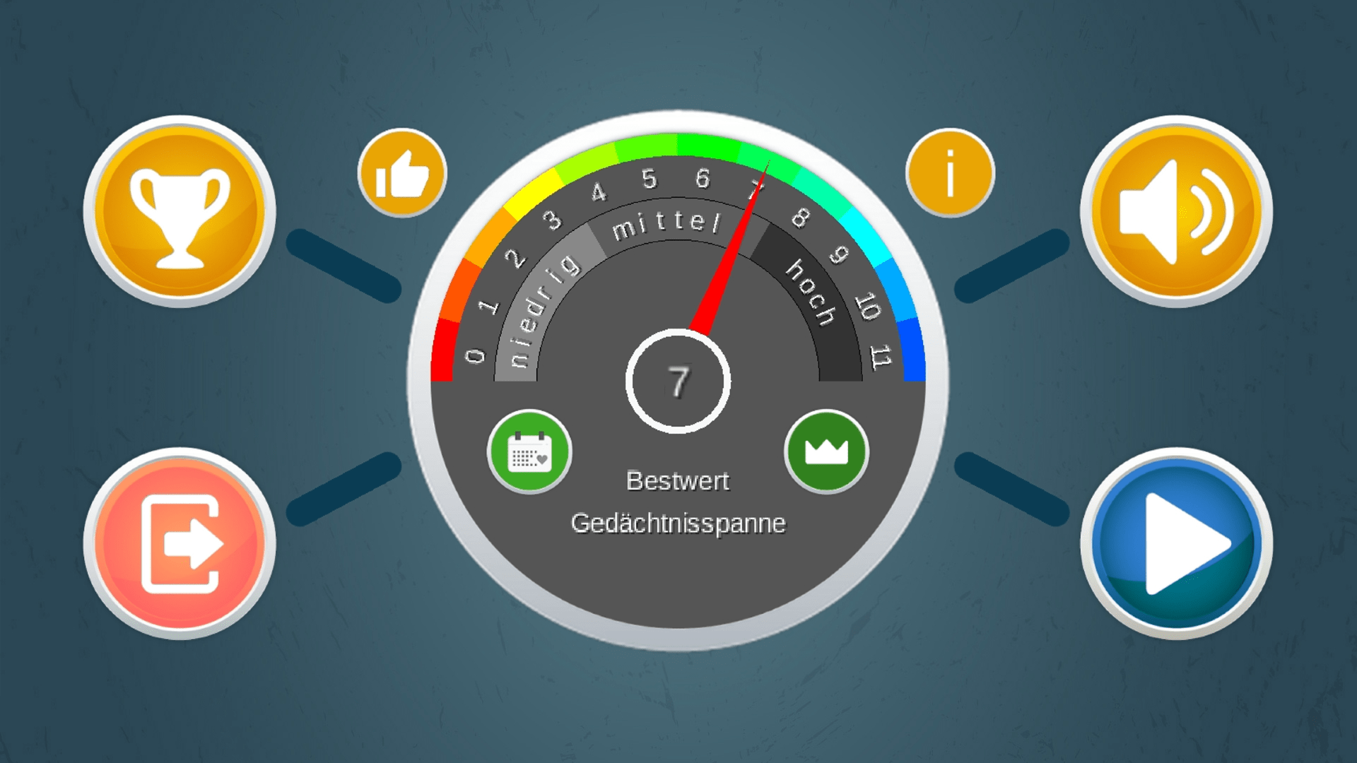 Mental Aerobic App Screenshot